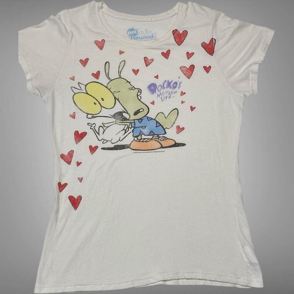 Vintage Rocko s Modern Life Nick Rewind T-shirt Women's Teen XXL